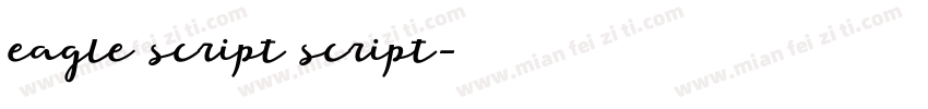 eagle script script字体转换